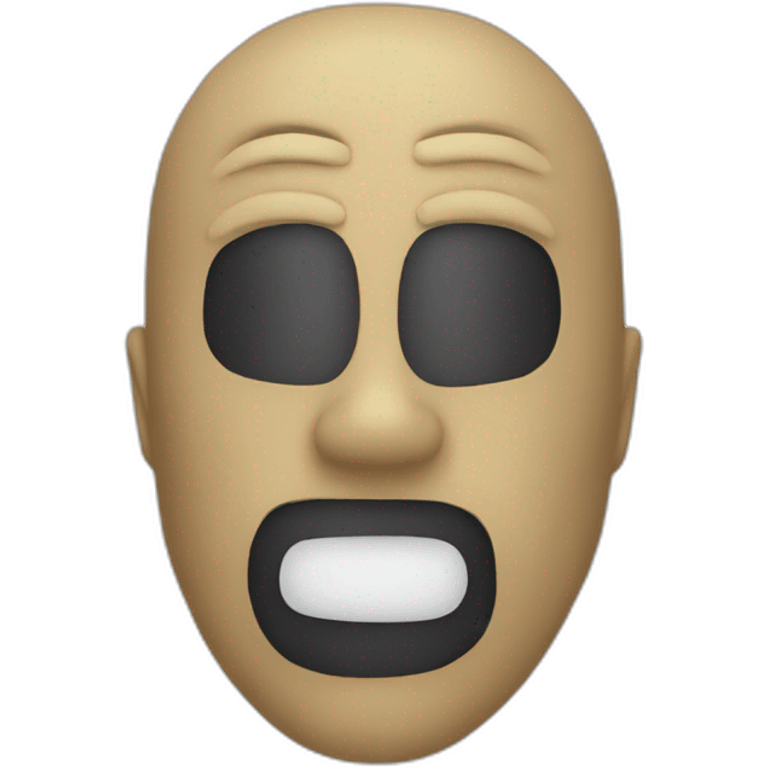 Mask man emoji