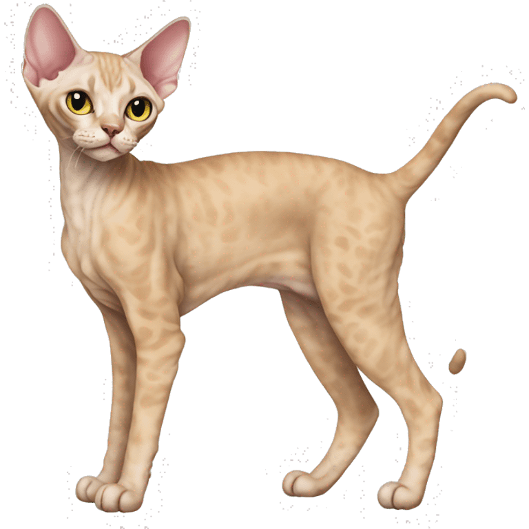 Devon Rex Full Body emoji