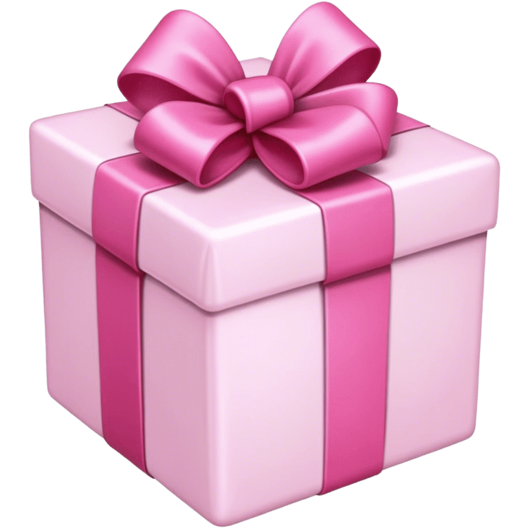 present with pink bow emoji