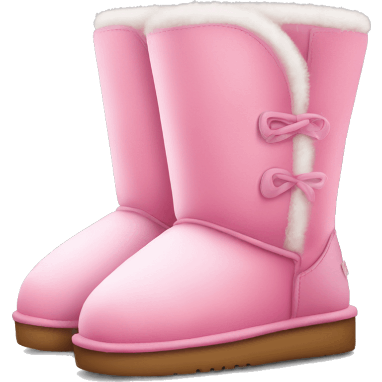 Cute pink uggs emoji