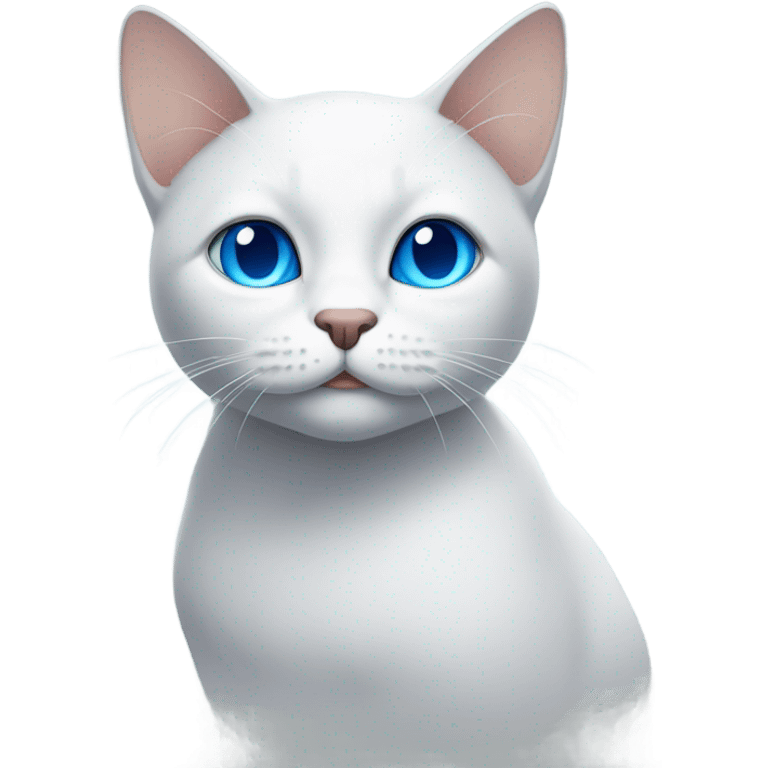 BINGUS the cat with blue eyes  emoji