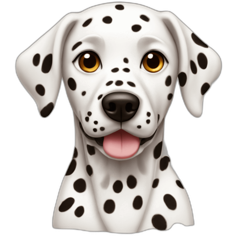 Dalmatian with brown Sprinkles emoji