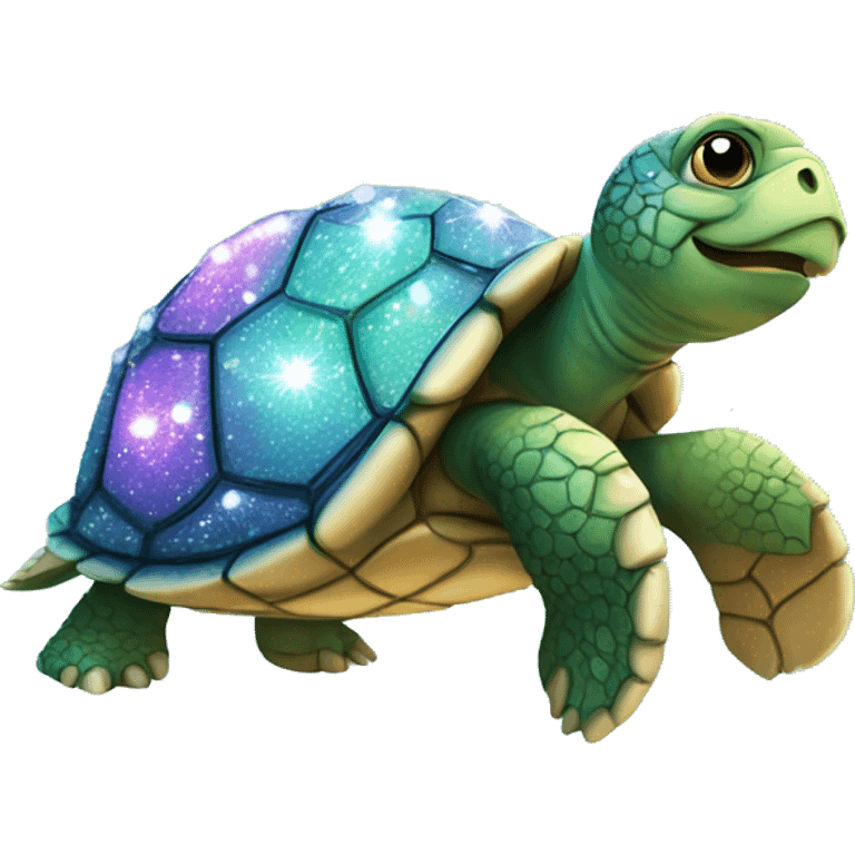 turtle that is sparkly emoji