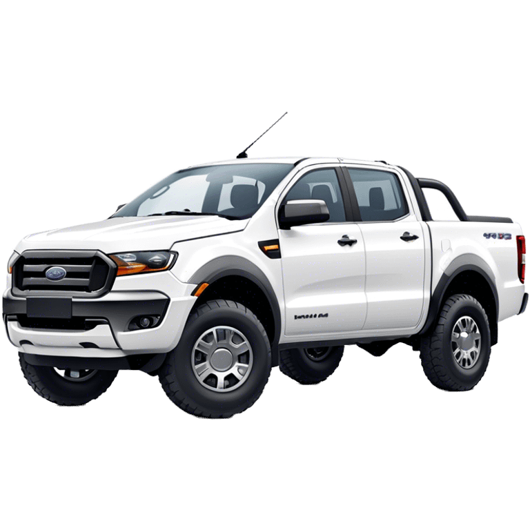 Ford Ranger - Ford (Model Year: 2024) (Iconic colour: White) emoji