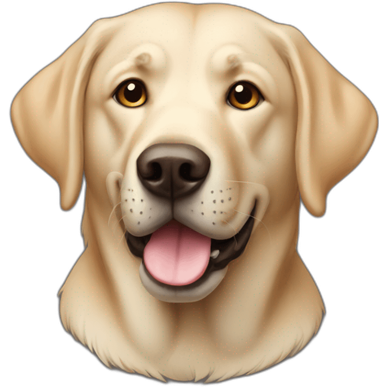 Labrador head emoji