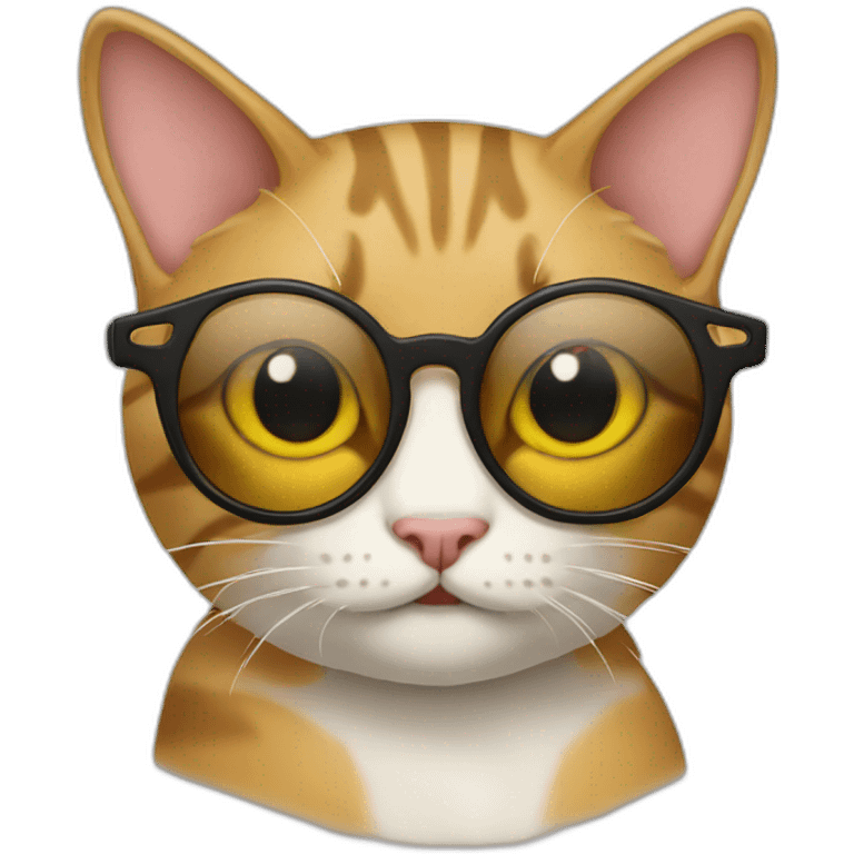 un gato con lentes de sol emoji