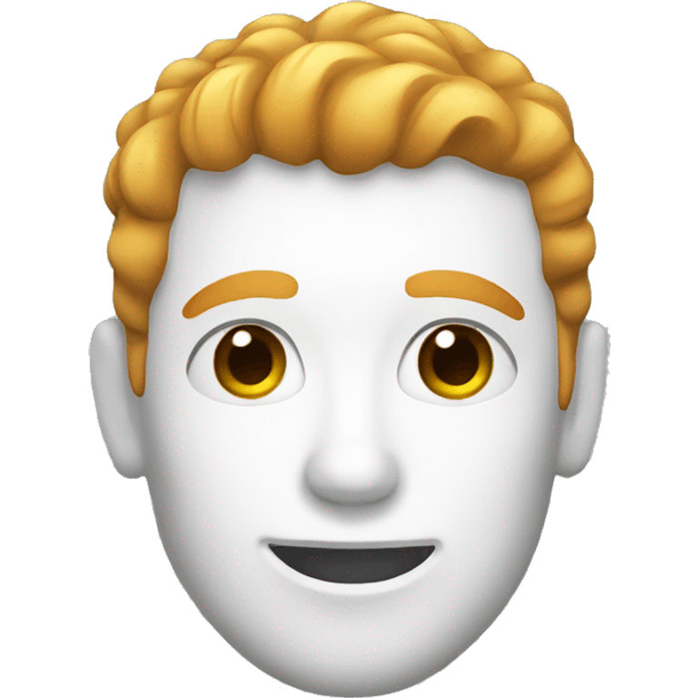 white ginger man emoji