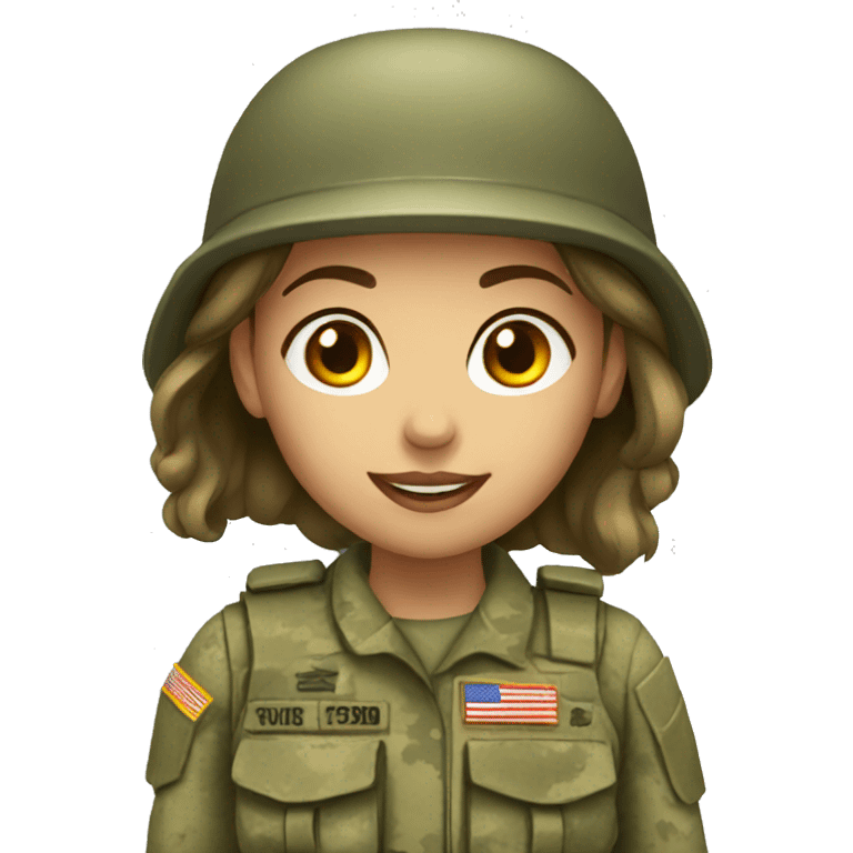 army girl emoji