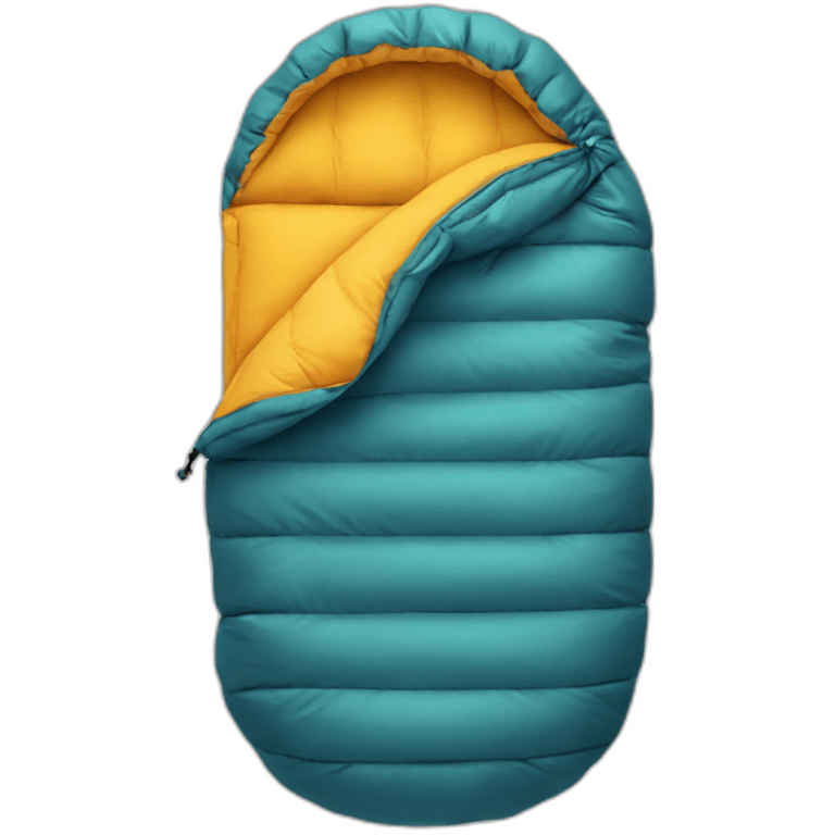 smiling-sleeping-bag emoji