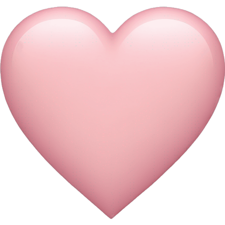 pastel pink heart emoji