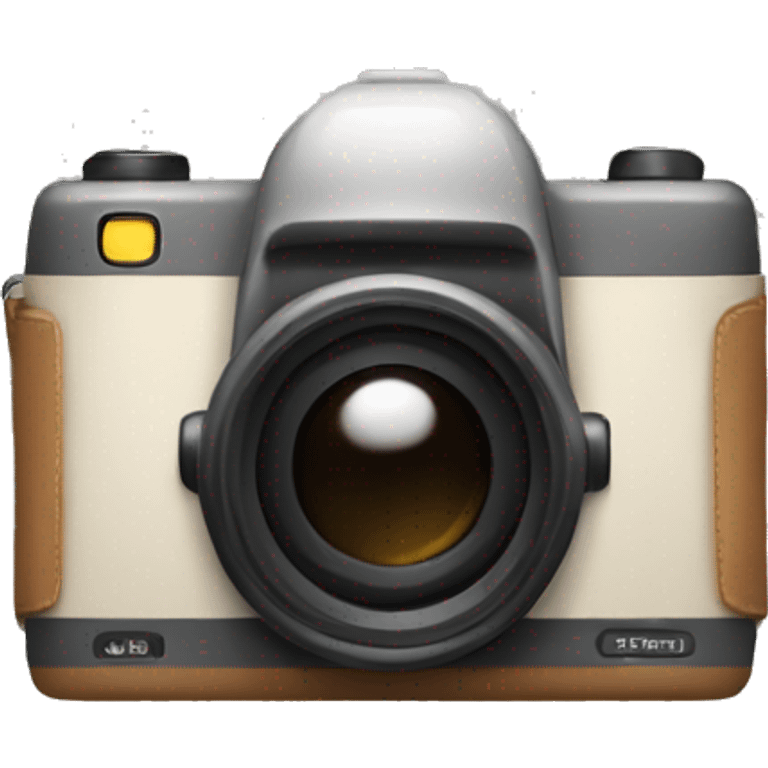 Neutral camera emoji