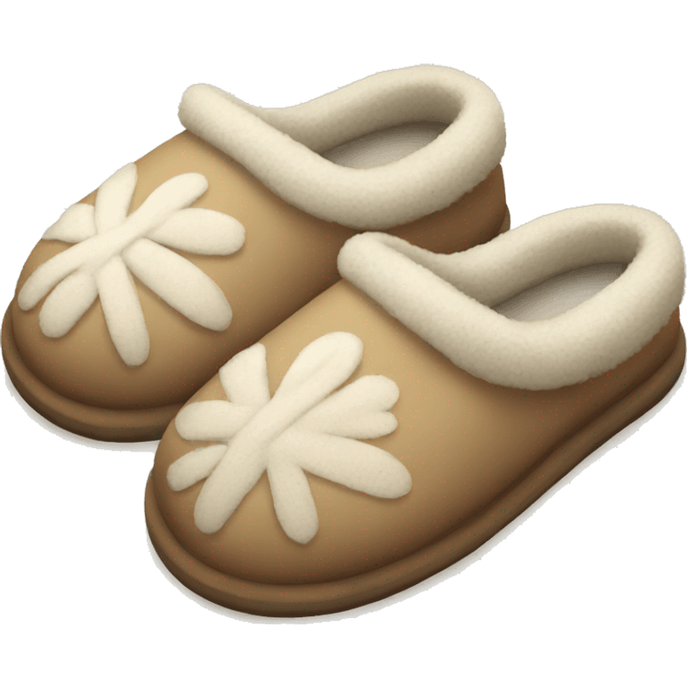 Cozy slippers emoji