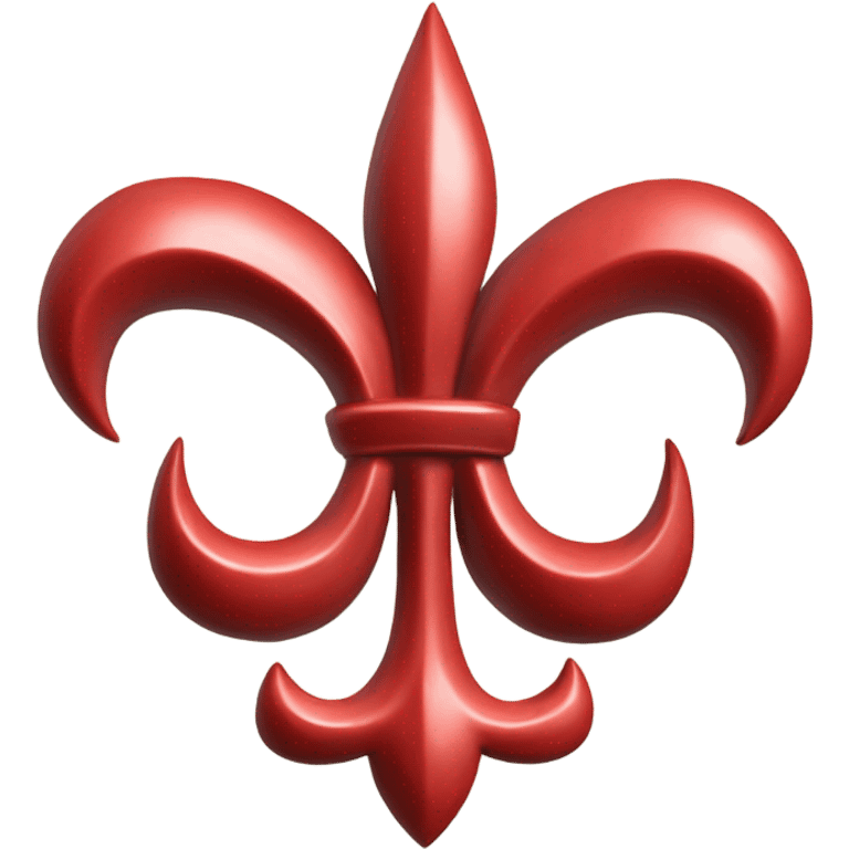 Fleur de Lis in red emoji