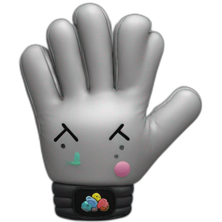 kaws glove emoji