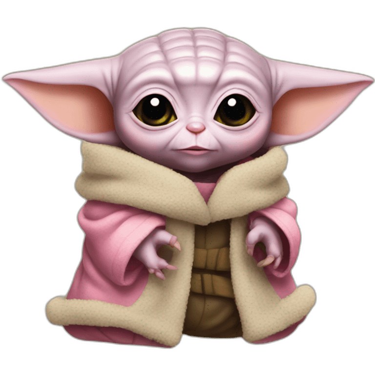 pink baby yoda emoji