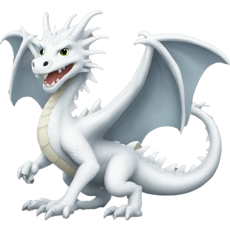 white dragon  emoji