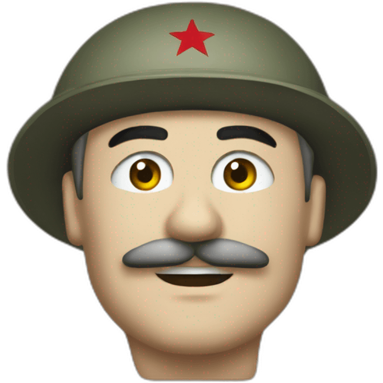 Josef Staline sur un tank emoji