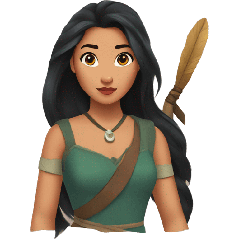 Pocahontas, Mulan, merida  emoji