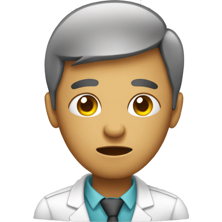 sick office worker emoji