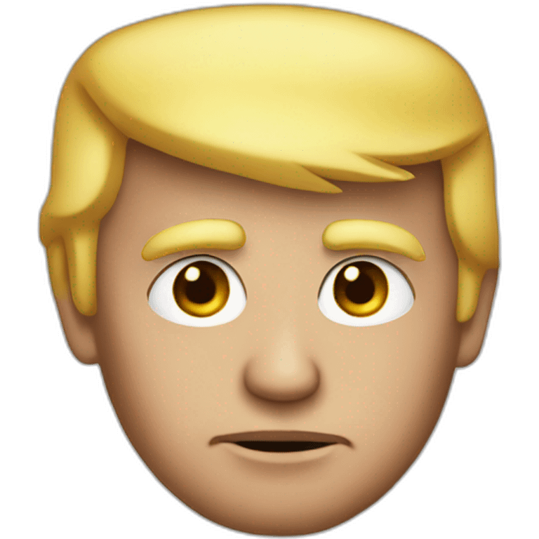 donald trump with heart eyes emoji