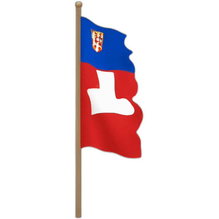 Drapeau de Lyon emoji