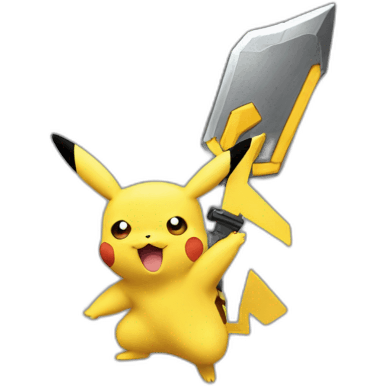 Pikachu arme emoji