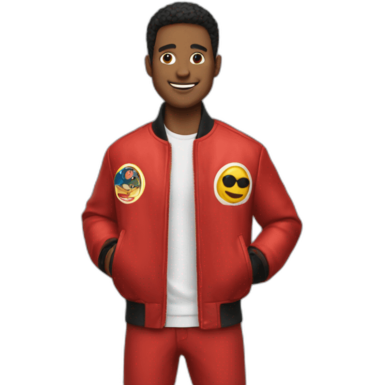 Red bomber jacket emoji