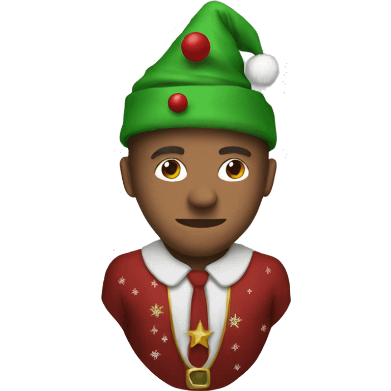 Elon Mask in Christmas costume  emoji