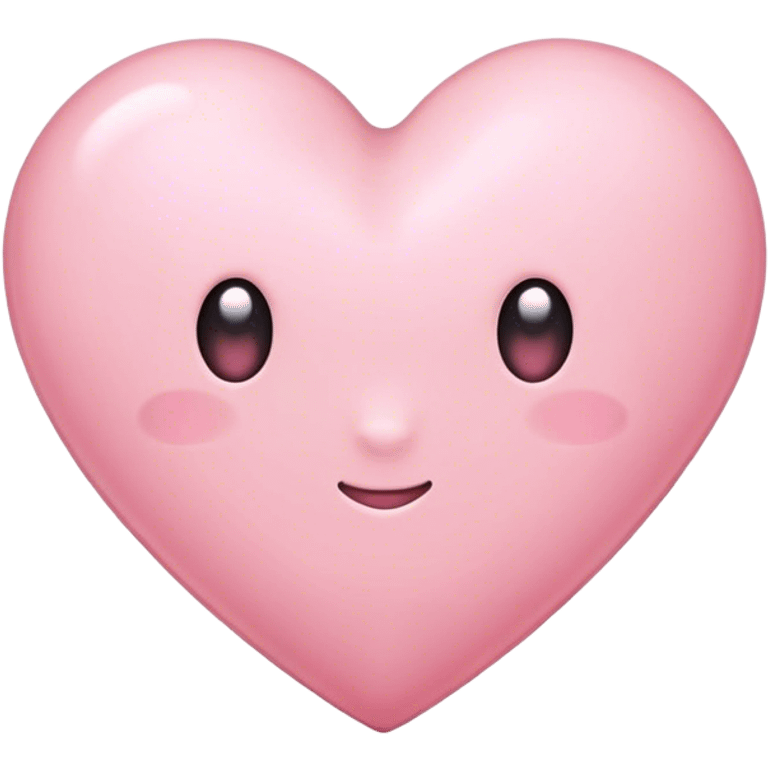 Light pink heart emoji