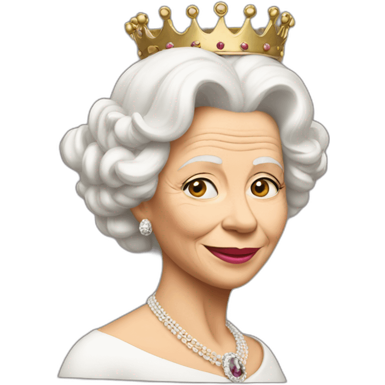 The queen emoji