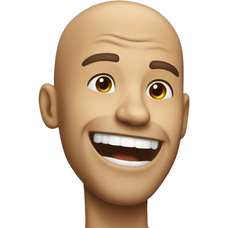 guy smiling like crazy emoji