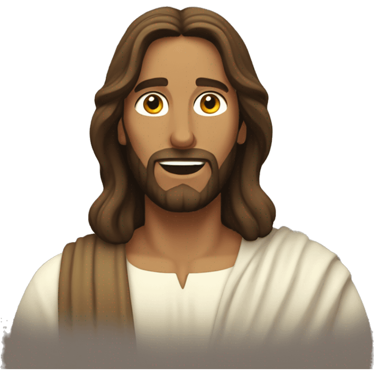 Abraçando Jesus emoji