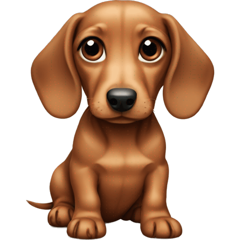 dachshund puppy emoji