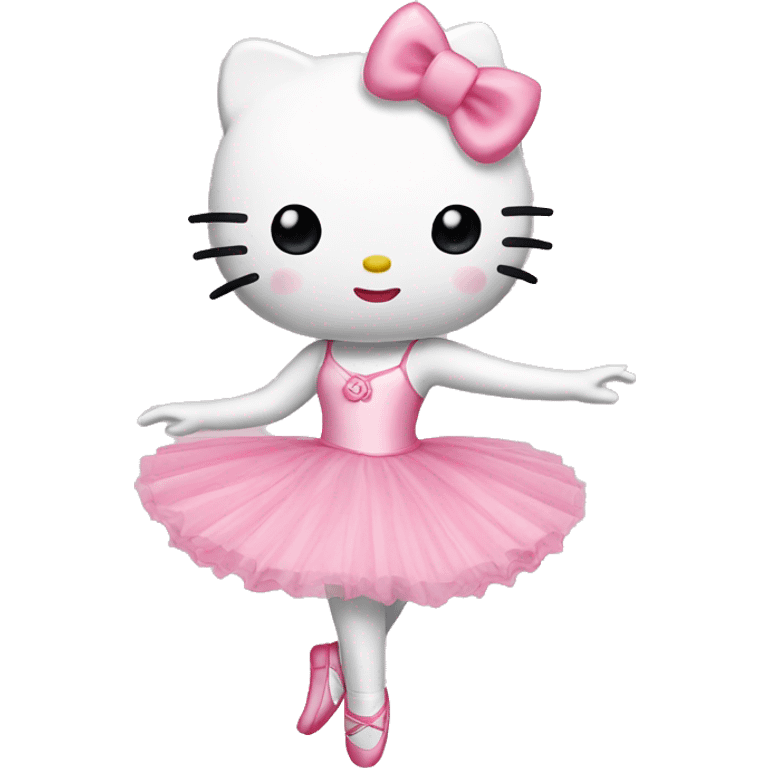 ballerina hello kitty emoji