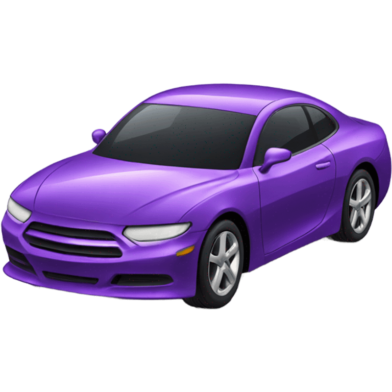 Purple car emoji