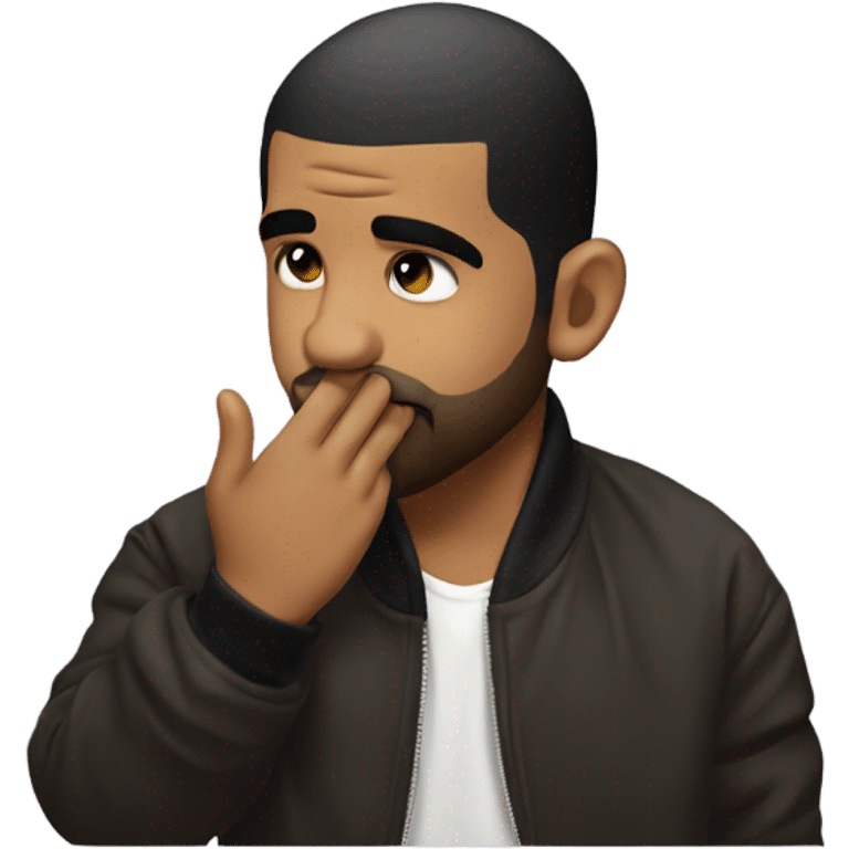 drake blowing a kiss emoji