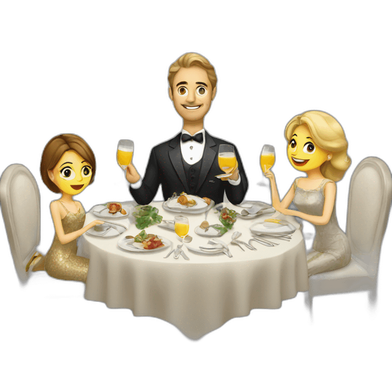 luxury dinner emoji