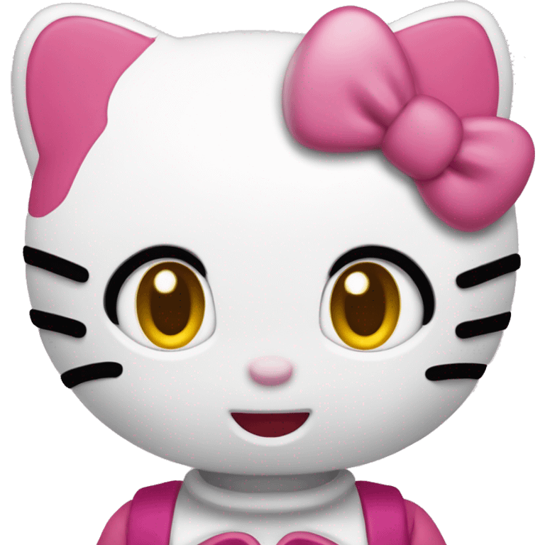 Hello kitty cœur yeux  emoji