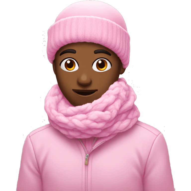 pink winter emoji