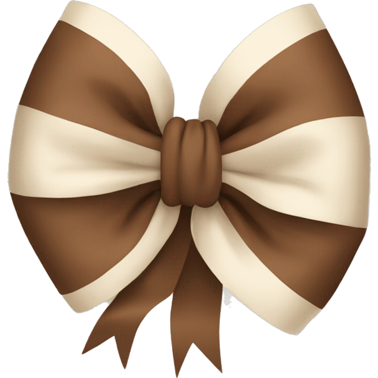 a brown bow emoji