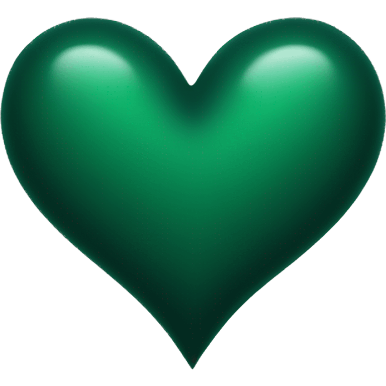 dark green heart emoji