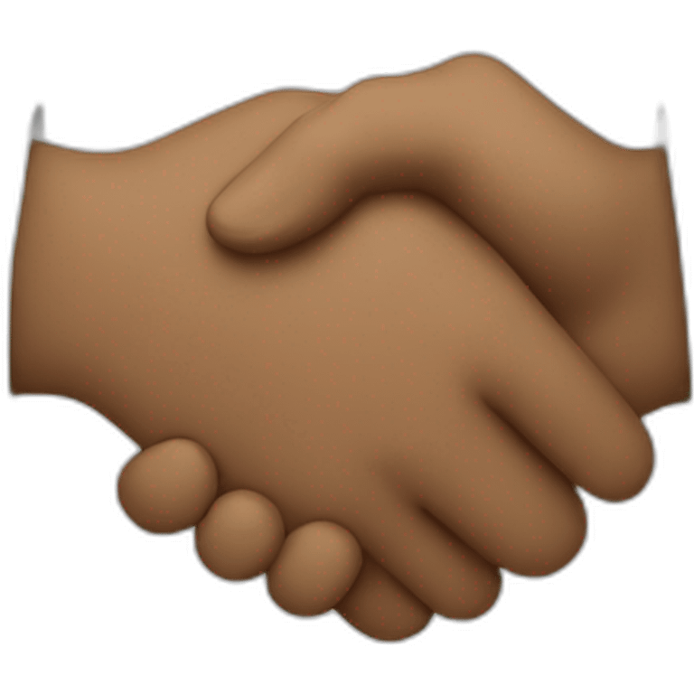 two man hand shake emoji