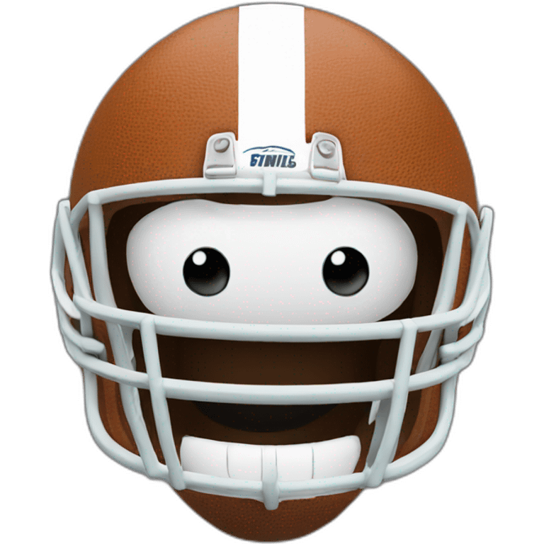 football head smiling emoji