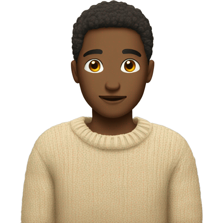 cozy beige sweater emoji