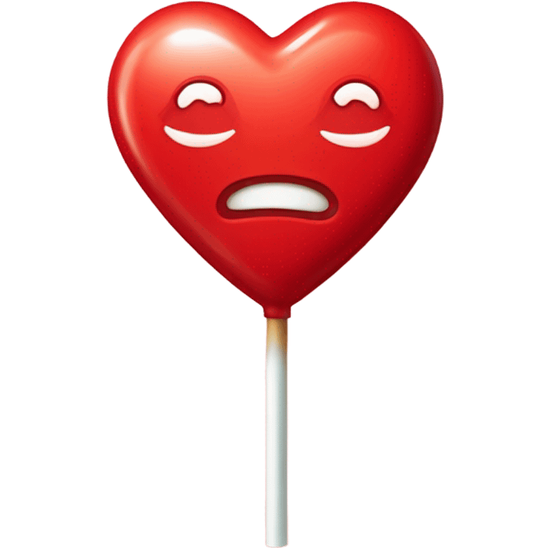 heart shaped lollipop  emoji