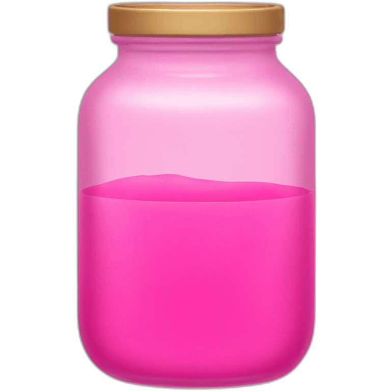 jar with pink liquid emoji