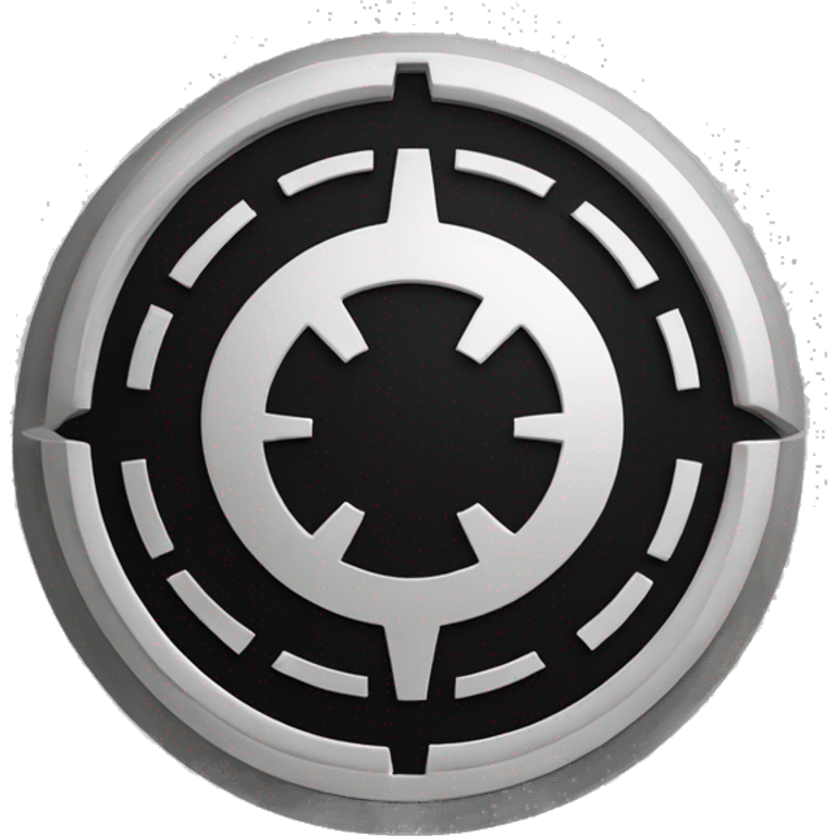 galactic empire logo star wars emoji