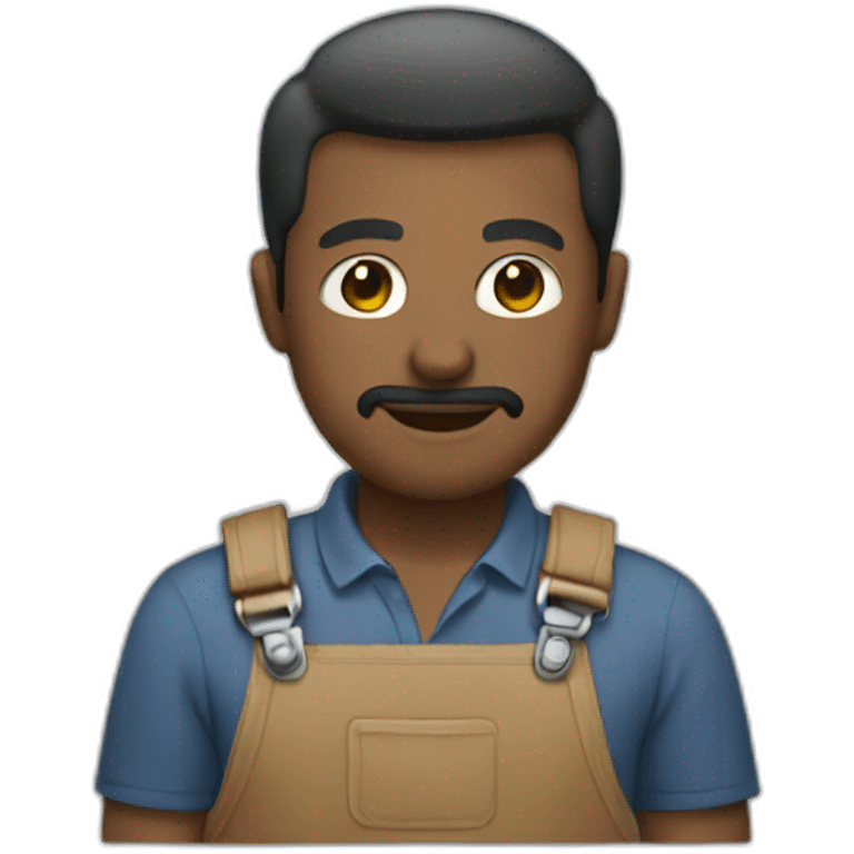 man sanding emoji