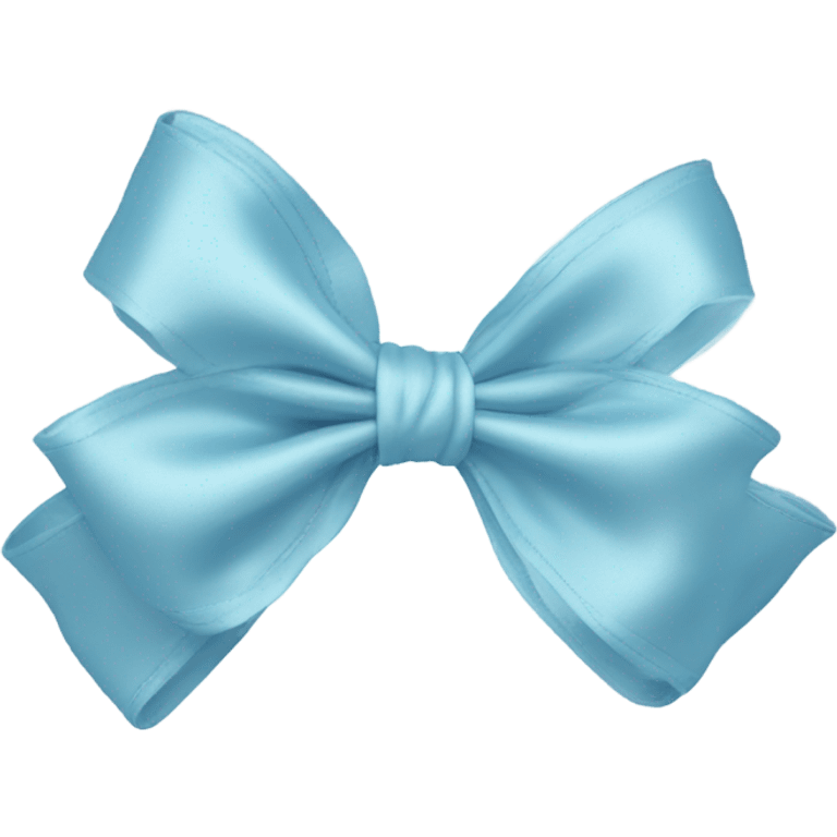 baby blue bow emoji