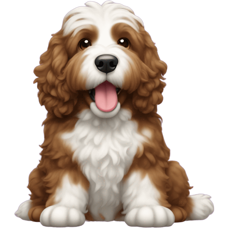 bernedoodle farting emoji